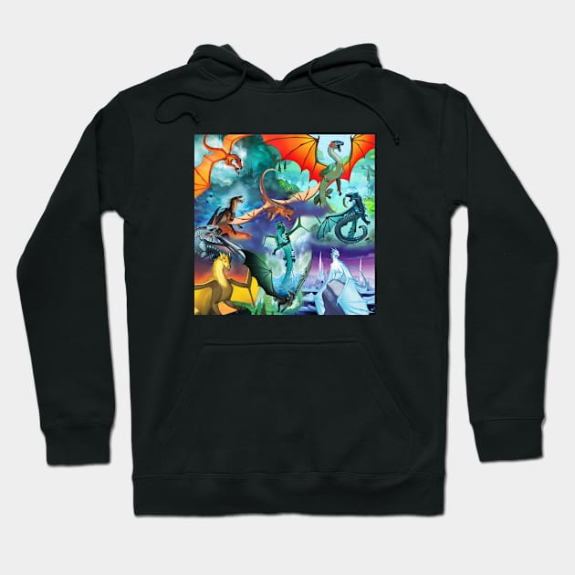 Wings of fire all dragon series Hoodie by NanoStore